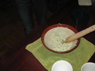 離乳食講習会の様子(緑児童館)