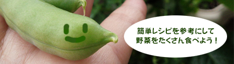 小金井野菜で簡単レシピ